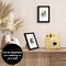 Americanflat 4x6 Instant Photo Frame - Displays 2.1x3.4 Instax Photo with Mat or 4x6 without Mat - Polaroid Photo Frames - Shatter Resistant Glass - Hanging Hardware with Easel - Black